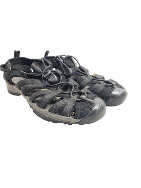 Keen Womens Size 7 Whisper Black Outdoor Hiking Sandals